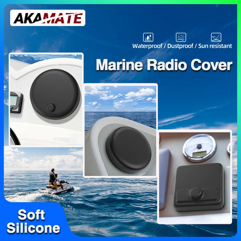 Marine Silicone Radio Cover for Universal Boats Car Interior Accessory OEM