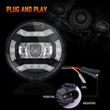 4.5" LED Fog Light for Harley Motorcycles LED Fog Light ANGLELITE