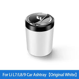 For Leading Lixiang L7 L8 L9 2022 2023 Car Ashtray Auto Pop Lid Portable Car Interior Ashtray with LED Light