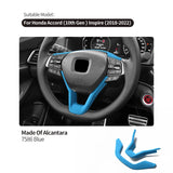For Honda Accord 10th Gen & Inspire 2018-2022 Steering Wheel Boot Cover Trim Sticker Car Interior Accessories