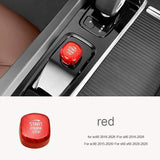 Electronic Handbrake Pad for Volvo S90 XC60 2026 Car Interior Accessory LINGLUYANG red