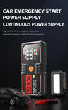 8250A Peak 12V Vehicle Emergency Power Supply, Explosion-Proof Battery Cell, USB Output & LED Flashlight, Ideal for 8.0L Petrol/