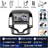 2K QLED Android 15 Multimedia Player for Hyundai i30 2007-2013