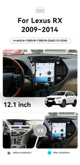 12.1-Inch Android Head Unit with CarPlay for Lexus RX 2009-2014 Android Head Unit Aotsr