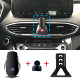 Smart Wireless Charging Phone Holder for Hyundai Santa Fe 2019-2023