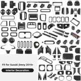 Carbon Fiber Grain Interior Trim Kit for Suzuki Jimny Car Interior Accessory OEM