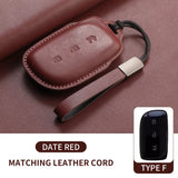 Car Key Case Cover Shell For Lynk & Co Z10 Z20 900 Max Pro Ultra Genuine Leather Remote Key Bag Cover Protector Keychain Holder