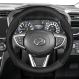 Breathable Carbon Fiber Steering Cover for Perodua