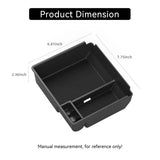 Toyota 4Runner 2025 Center Console Armrest Storage Box Car Tray ABS Organizers Tidying Interior Accessories Black Dashcam | P