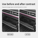 Hyundai Santa Fe 2024 2025 Car Glove Box Partition ABS Storage Tray Glove Box Partition Smabee