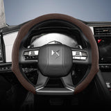 Suede Snap-On Steering Wheel Cover for DS 3 4 7 Crossback