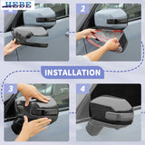 Red ABS Mirror Cover for Jetour Traveler T2 2023 Car Interior Accessory HEBE