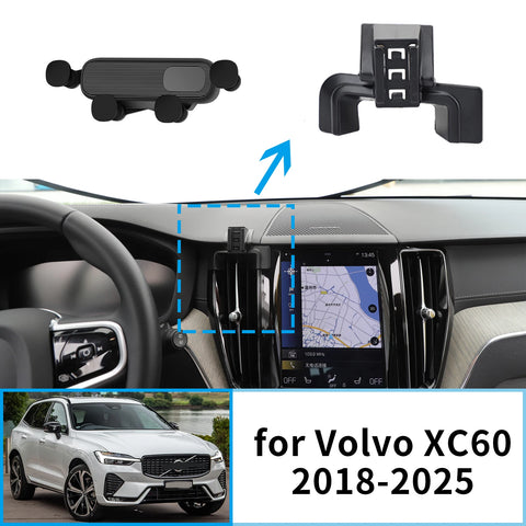 Smart Wireless Charging Mount for Volvo XC60 2018–2025 Car Phone Holder CATUSIKI