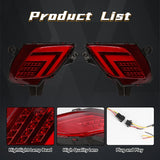 Dynamic Rear Bumper Reflector for Mazda CX-5 2013-2016 Car Interior Accessory MAGIC COLORM
