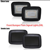LED Bumper Lights Switchback DRL for Hummer H2 2003-2009 Exterior Light iJDM