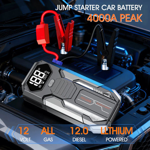 Car Jump Starter Battery Power Bank for Starter Emergency Booster 12V Aut Starting Device JumpStarter Car Jump Starter Batter
