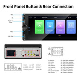 6.9 Inch 1DIN Multimedia CarPlay Android Auto Touch Stereo