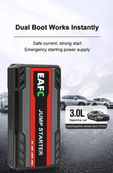 6250A 12000mAh Portable Jump Starter for 10.0L Gas/6.5L Diesel Car Interior Accessory AdoreTrip