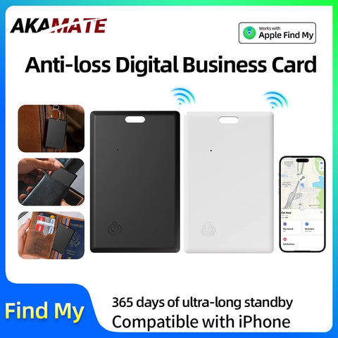 Apple Find My Wallet Tracker Card for iPhone Car Interior Accessory AKAMATE
