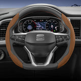 Seat Suede Snap-On Steering Wheel Cover Ibiza Leon