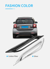 Rear Fog Light Cover Chrome for Smart 453 Car Interior Accessory GMUNI