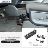 Under-Seat Storage Box Alloy for Ford F150 2015-2026 Car Interior Accessory HEBE