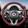 Wavy Sports Leather Steering Wheel Cover Smart Fortwo