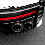For New DODGE Attitude GT GAC Empow 2024 2025 Car Special Matte Glossy Carbon Fiber Muffler Exhaust Pipe Mount black Accessor