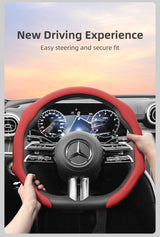 Mercedes Perforated Leather Steering Wheel Cover