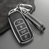 For Chery Tiggo 8 Pro Tiggo 8plus New 5 Plus 7pro Omoda 5 Key Case Cover Car Key Accessories OEM black with chain