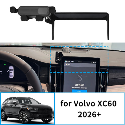Smart Wireless Charging Phone Mount for Volvo XC60 2026 Car Phone Holder CATUSIKI