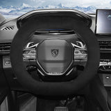 Peugeot Long Plush Warm Non-Slip Steering Wheel Cover
