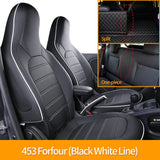 Custom Leather Seat Covers for Smart Forfour