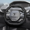 Carbon Fiber Leather Wheel Cover for Peugeot 207 208