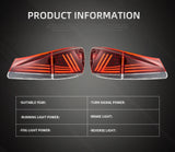 Lexus IS250 LED Tail Lights Assembly for 2006-2013 Car Interior Accessory Vland