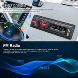 1Din MP3 Player with Bluetooth EQ for Universal Fit Cars Car Interior Accessory AKAMATE