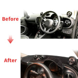 Premium Leather Dashboard Cover Mat for Smart Fortwo 2014–2025 Dashboard Mat CATUSIKI