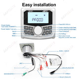 Waterproof MP3 Stereo for Universal Marine Vehicles