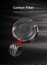 Carbon Fiber Fuel Cap Cover for Mini Cooper Car Interior Accessory GMUNI
