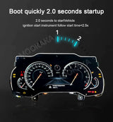 12.3-Inch Digital Instrument Cluster for Audi Q5 2010-2018 Android Head Unit Aotsr