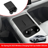 New Xpeng G6 2026 Cup Holder With Anti Dirt Pad Phone Charging Silicone Anti-slip Shock-Absorbing Tray Accessiories Car Inter