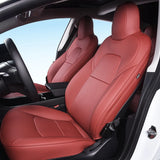Waterproof PVC Seat Covers Full Set for Tesla Model 3 Y Car Interior Accessory GMUNI
