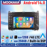 7-Inch Android Head Unit with Wireless CarPlay for Mercedes B200 Android Head Unit Aotsr 8GB 128GB Eight Core