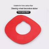 Carbon Fiber Steering Wheel Trim for Volvo XC60 S90 Car Interior Accessory LINGLUYANG