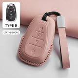 Leather Car Key Case Cover