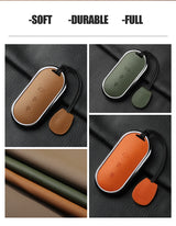 Aluminum Alloy Goatskin Car Key Case Cover For HUAWEI Aito M5 M7 2022 Car Key Case Protect Fob Car Interior Accessory OEM