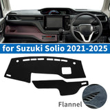 Custom Fit Plush Dashboard Cover Mat for Suzuki Solio 2012-2025