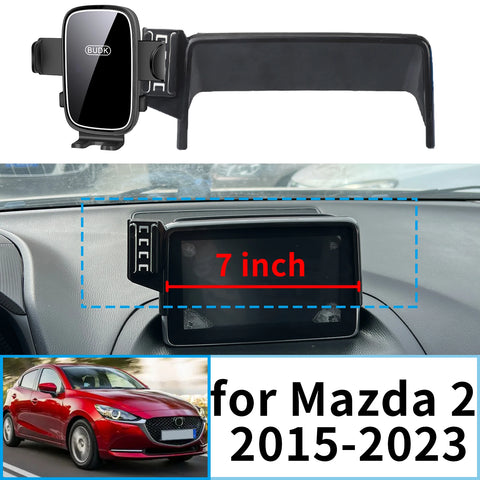 Wireless Charging Phone Mount for Mazda 2 2015–2023 Car Phone Holder OEM