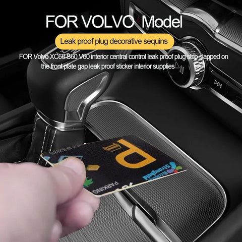 Gearshift Panel PVC Sticker for Volvo S60 V60 XC60 Car Interior Accessory LINGLUYANG S60