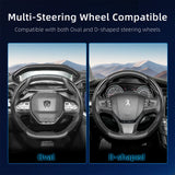 Carbon Fiber Wheel Cover for Peugeot 208 2008 3008 5008 Car Interior Accessory Hocasen